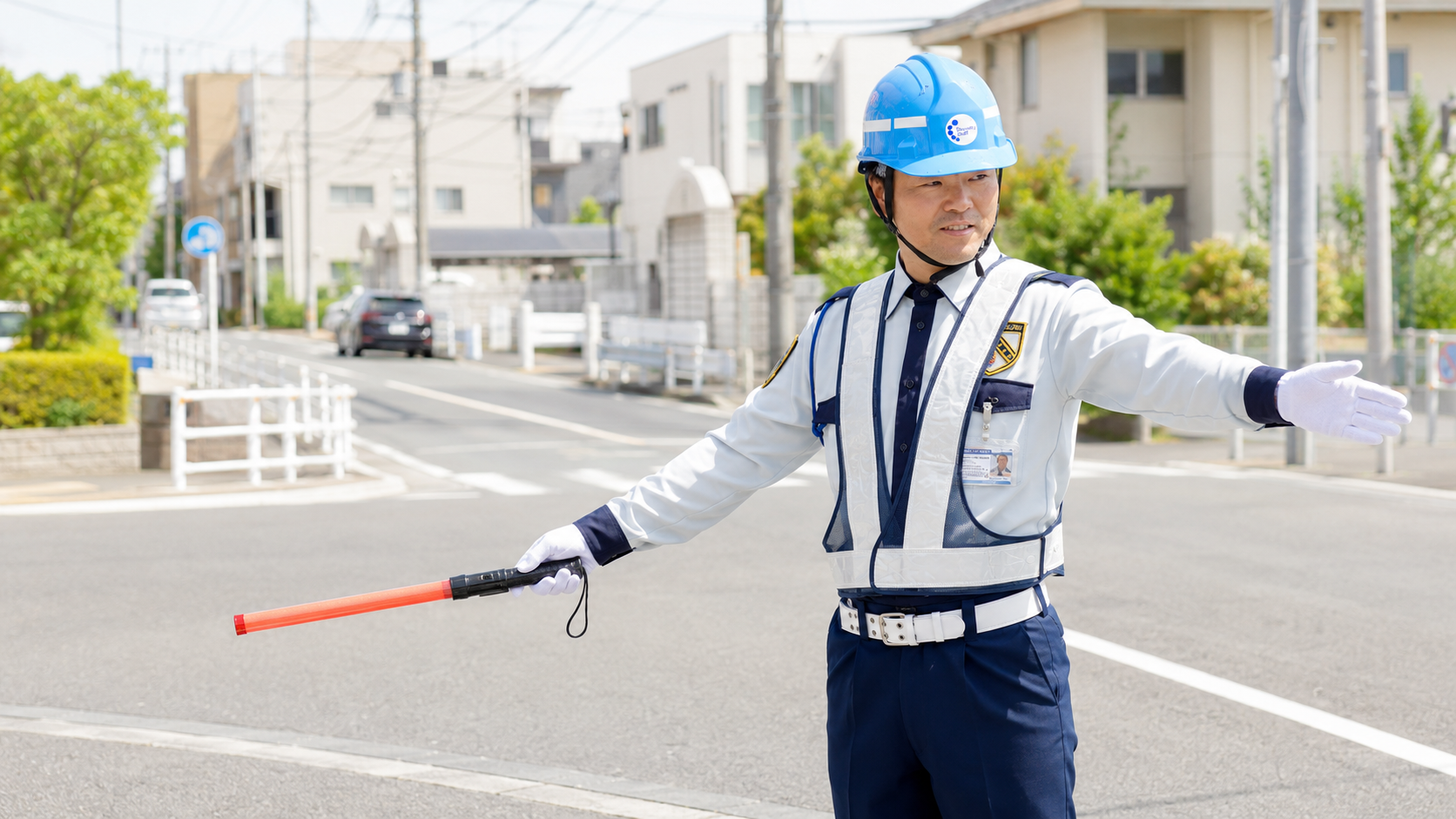 セキュリティスタッフの警備員